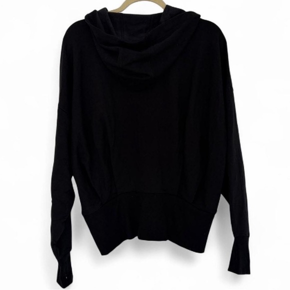 Athleta Black Zip Up Balance Sweatshirt Size L NWT - Picture 5 of 8